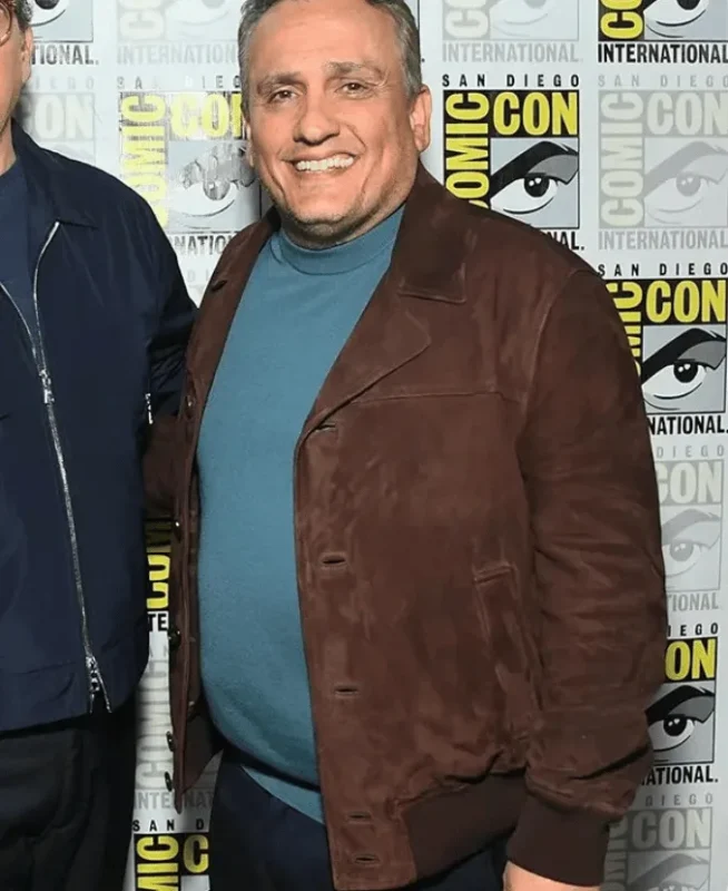 Avengers Doomsday Joe Russo Suede Leather Jacket