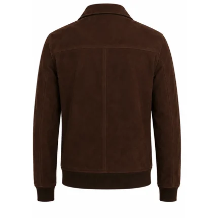Avengers Doomsday Joe Russo Suede Leather Jacket Back