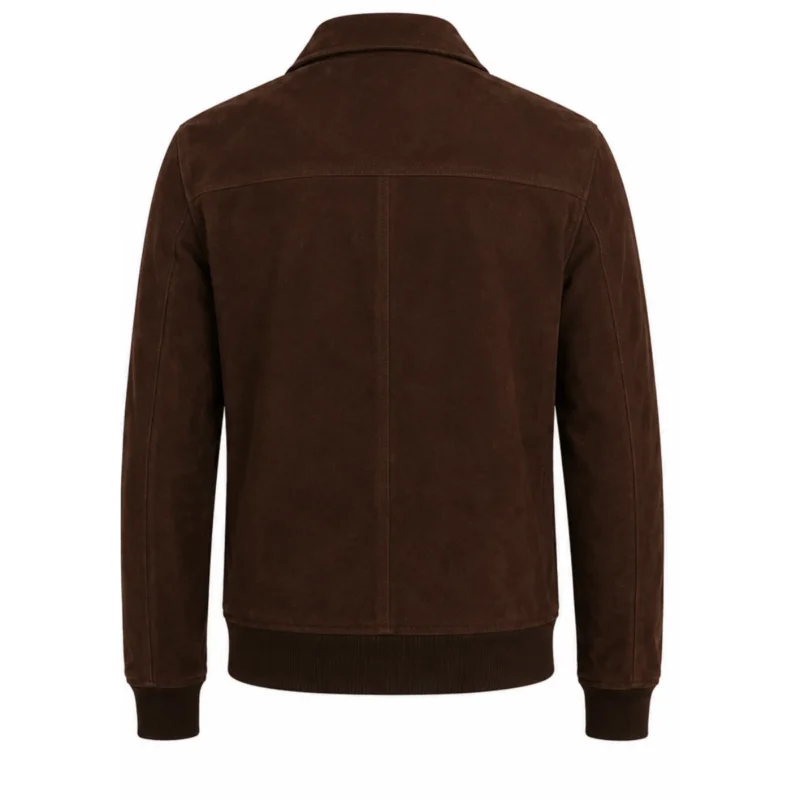 Avengers Doomsday Joe Russo Suede Leather Jacket Back