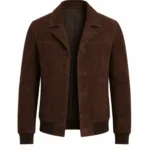 Avengers Doomsday Joe Russo Suede Leather Jacket Front
