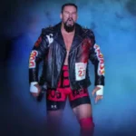 Bron Breakker WWE Backlash 2026 Black & Red Leather Jacket
