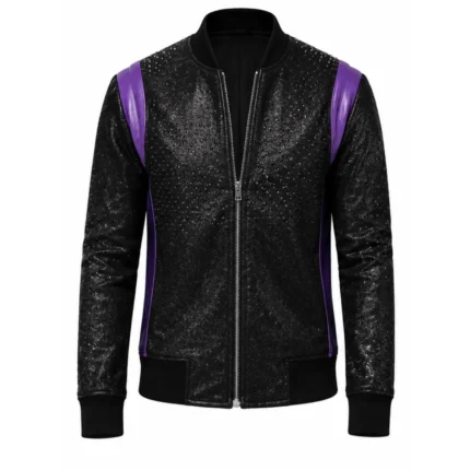 Judgment Day Finn Balor purple & black jacket Back