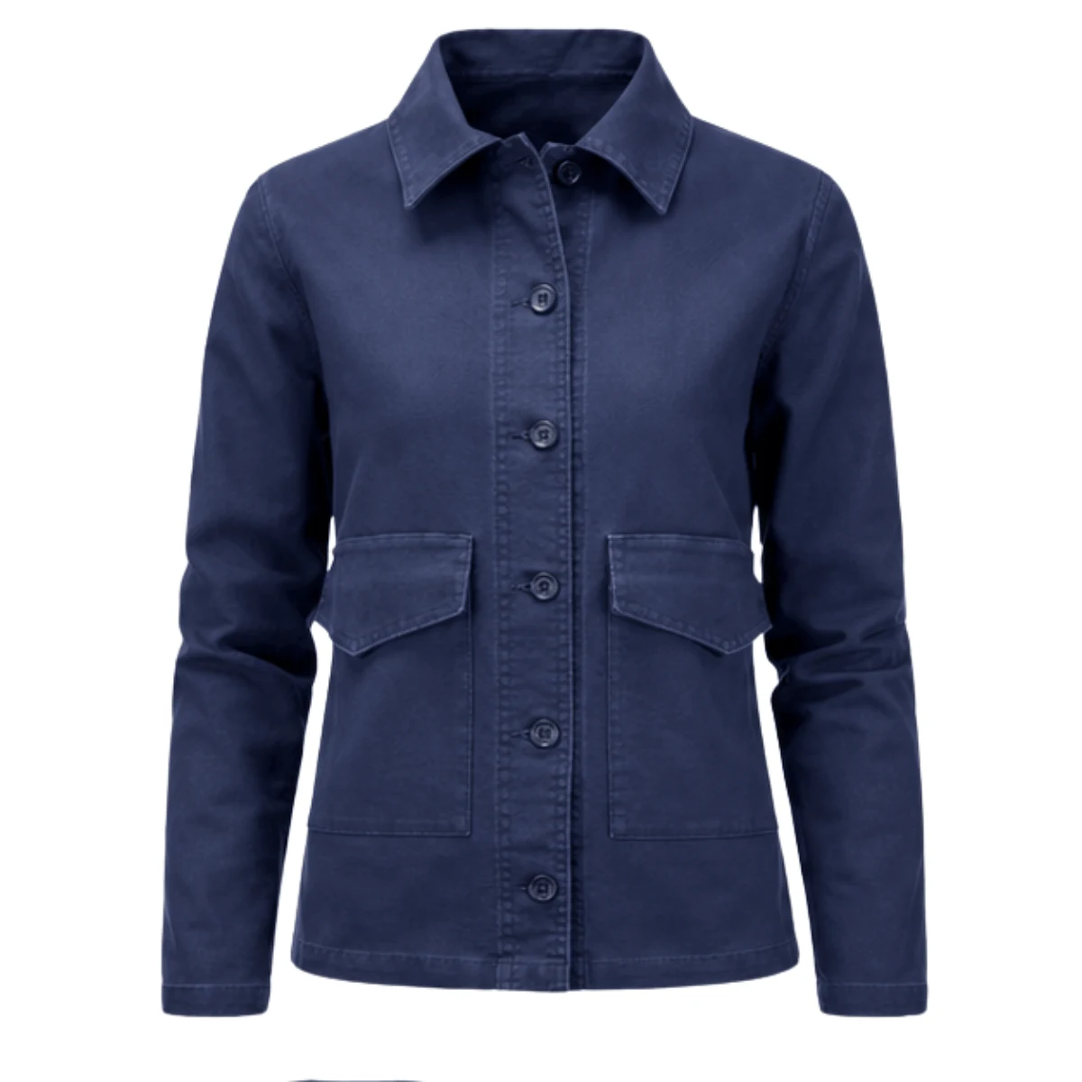 Ladies cotton jacket Front Ladies cotton jacket Front