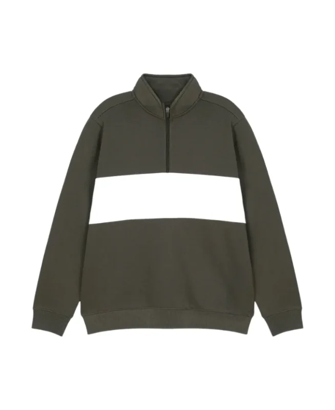 Men Strip Sweatshirt Front