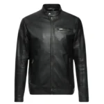 Mens-Cafe-Racer-Classic-Black-Leather-Fornt-Jacket