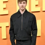 People We Meet on Vacation Miles Heizer Jacket Front Look
