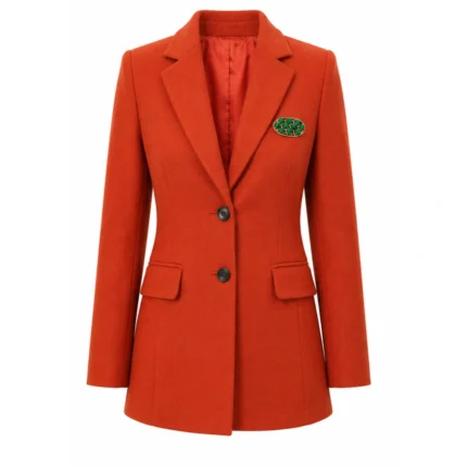 Poppy Liu Red Blazer From His And Hers Season 1 Front