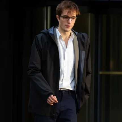 The Drama 2026 Movie Robert Pattinson Hooded Jacket Front Look
