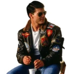 Tom Cruise Maverick Top Gun 2 flight Real Leather Jacket