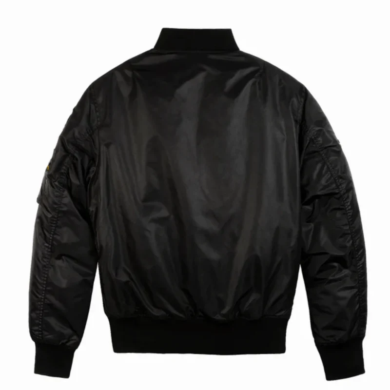 Top Gun MA-1 Bomber Jacket Black Back