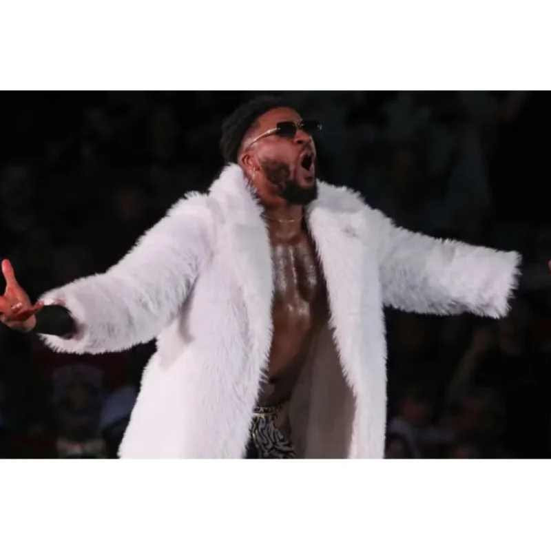 WWE Backlash 2026 wrestler Trick Williams White Long Coat