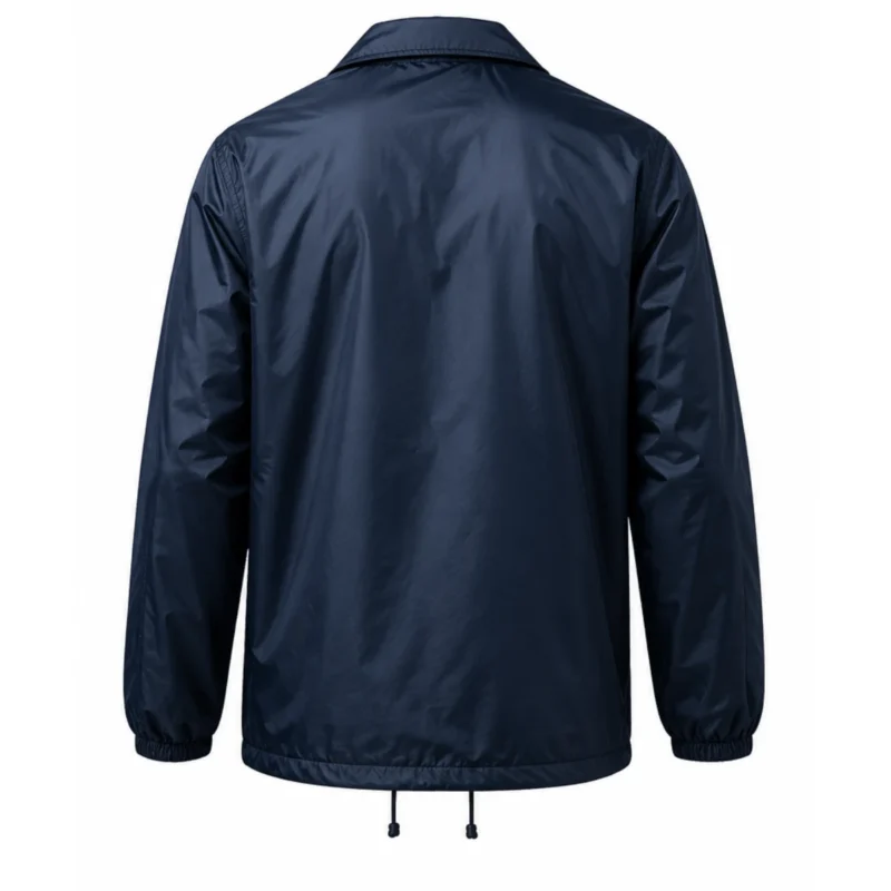 blue sheriff jacket worn in his and hers series by jon bernthal & priya Back