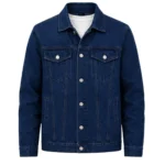 Trucker Denim Jacket Men (Navy Blue)