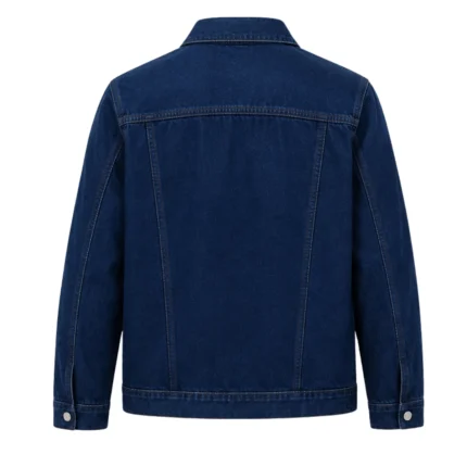 Trucker Denim Jacket Men (Navy Blue)