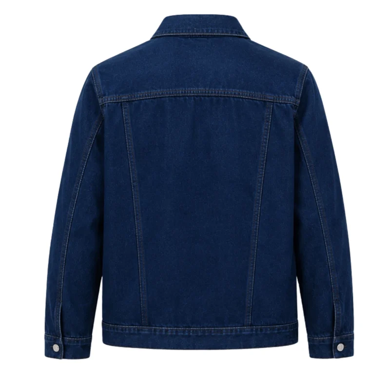 Trucker Denim Jacket Men (Navy Blue)