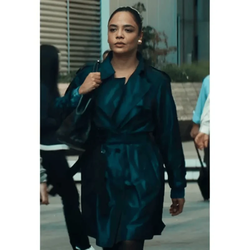 his and hers 2026 tessa thompson trench coat womens style