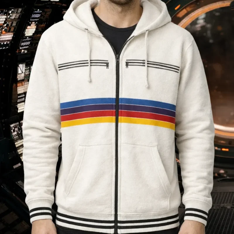 zip up ryan gosling in project hail mary hoodie by movie Front Look