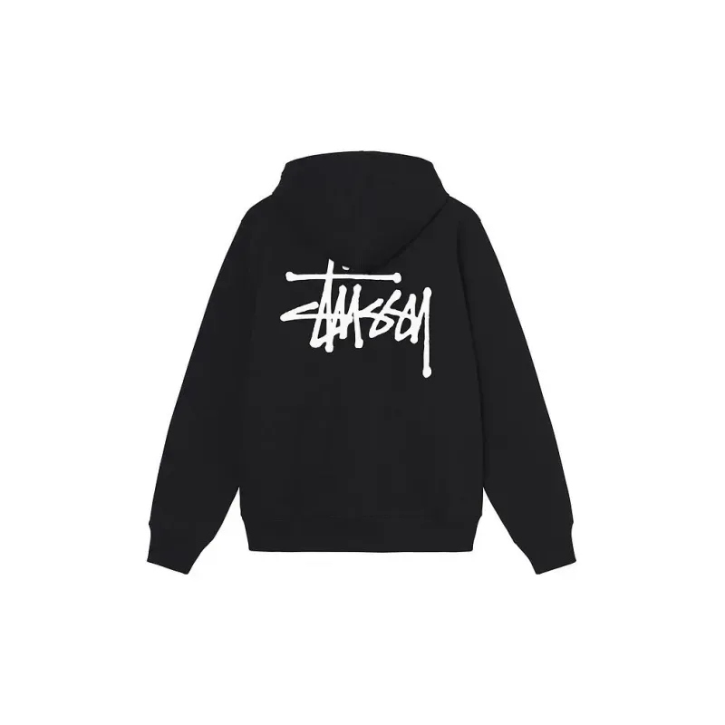 87-stussy-basic-fleece-hoodie-1 Stussy Basic Fleece Hoodie - Image 1