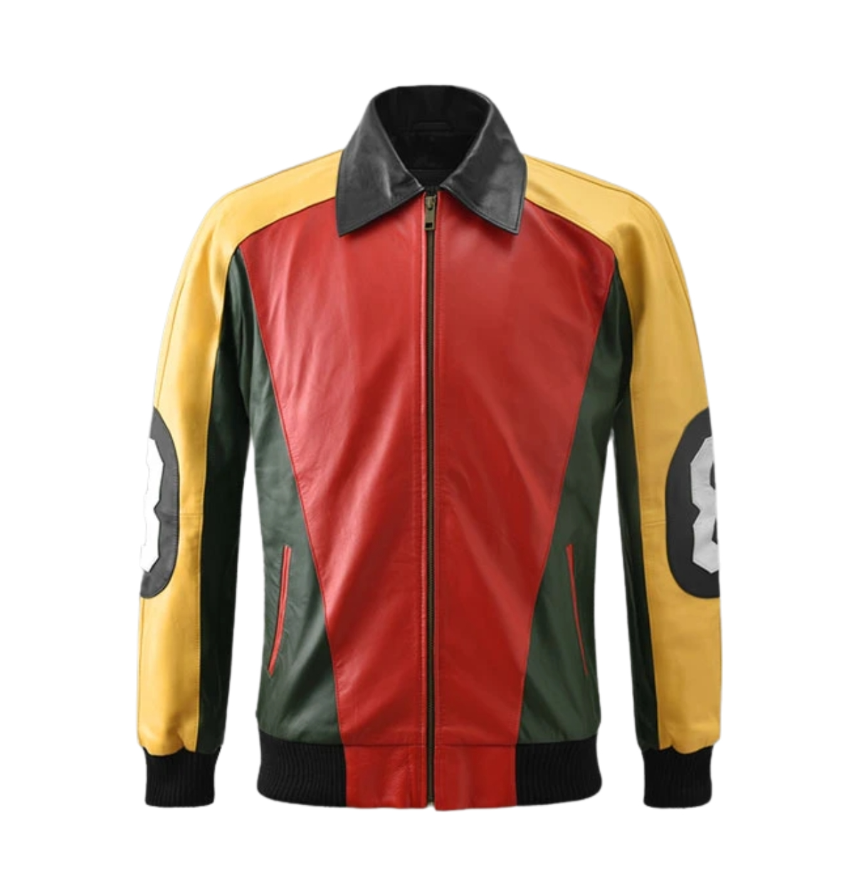 David-Puddy-8-Ball-Leather-Jacket-Seinfeld-001 Seinfeld David Puddy 8 Ball Bomber Jacket - Image 1