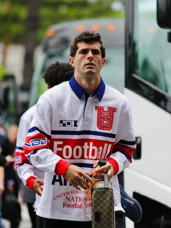 Virgil-Abloh-Archive-Team-USA-Polo-Shirt Virgil Abloh Archive Team USA Polo Shirt - Image 1