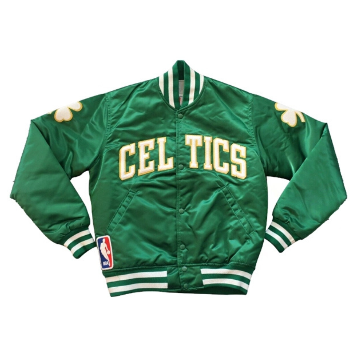 boston-starter-jacket Boston Celtics Starter Bomber Jacket - Image 1