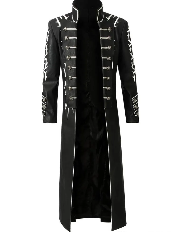 dmc-5-vergil-black-coat Devil May Cry 5 Vergil Leather Coat - Image 1