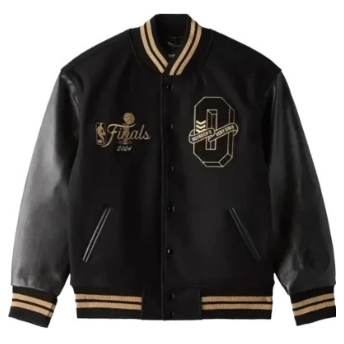 drake-ovo-varsity-jacket ESPN Drake OVO Varsity Jacket - Image 1
