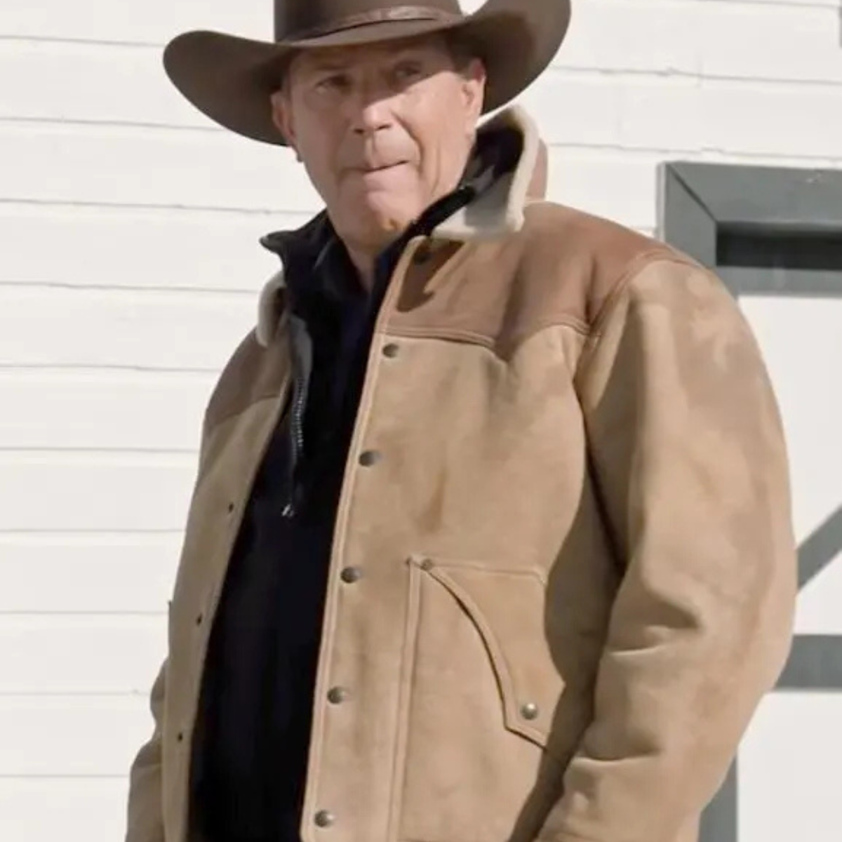 kevin-costner-yellowstone-john-dutton-raw-leather-jacket Kevin Costner Yellowstone John Dutton Raw Leather Jacket - Image 1