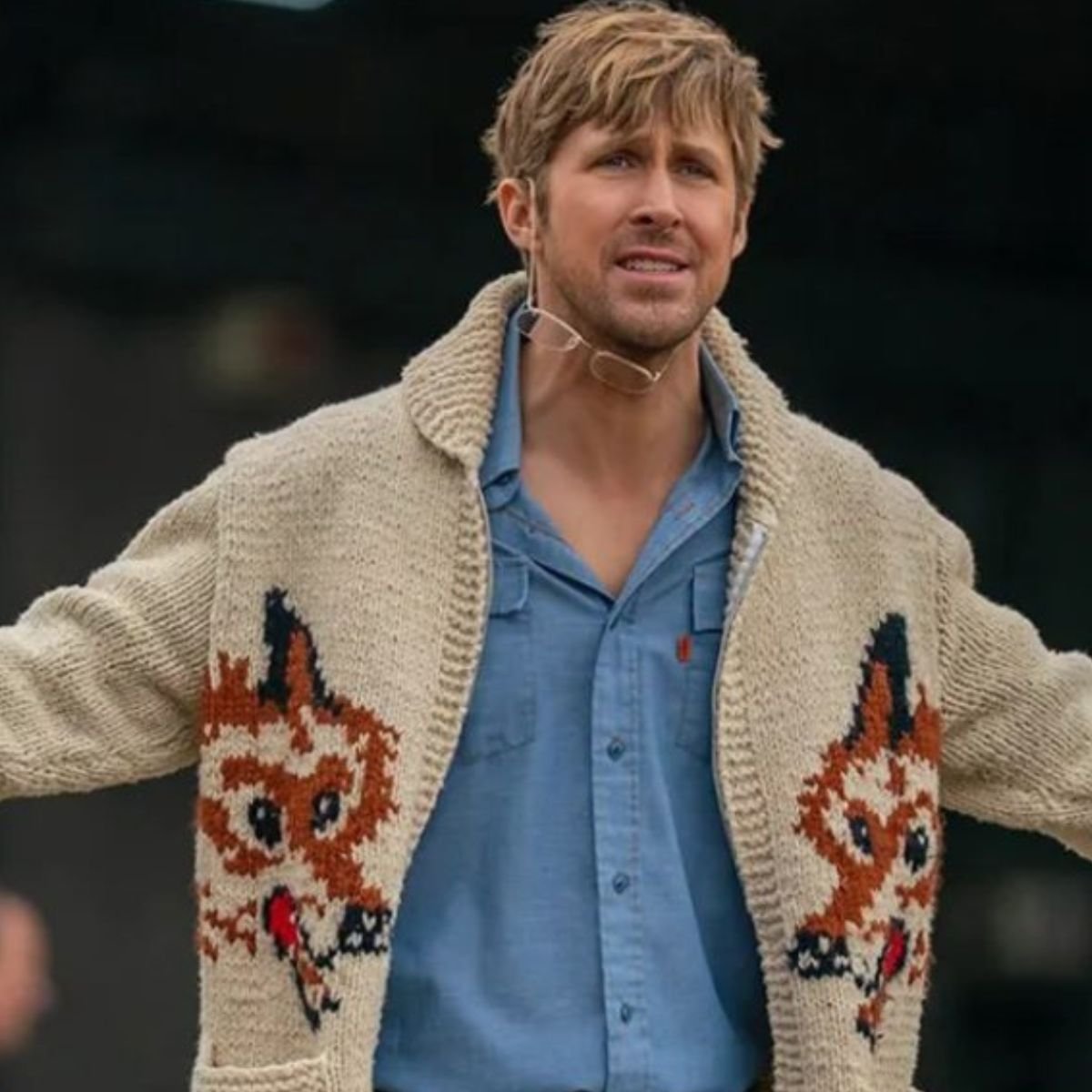 project-hail-mary-ryan-gosling-wolf-cardigan-01 Project Hail Mary Ryan Gosling Wolf Cardigan - Image 1