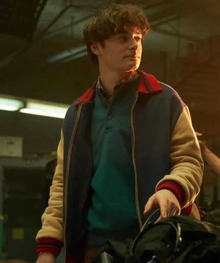 Will Byers Stranger Things Season 5 varsity jacket front view