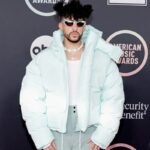 American Music Awards Bad Bunny Puffer Hooded Jacket