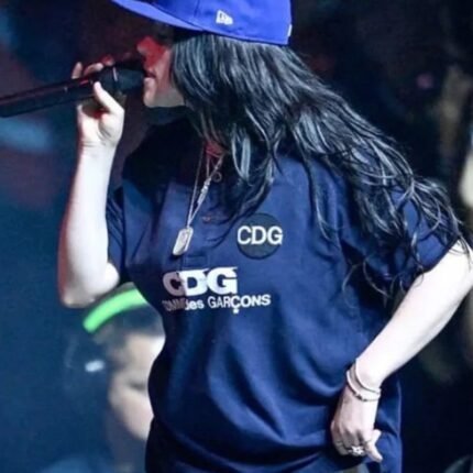 Billie Eilish O2 Shirt Navy Blue