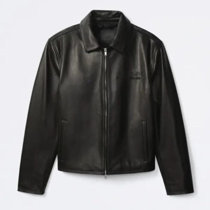 Jungkook Leather Jacket | Black Racer Jacket | Ensured Fashion