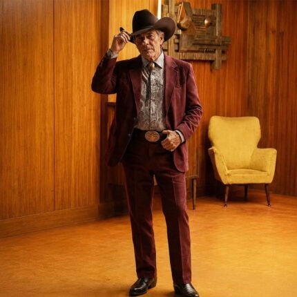 Digger 2026 maroon suit front view