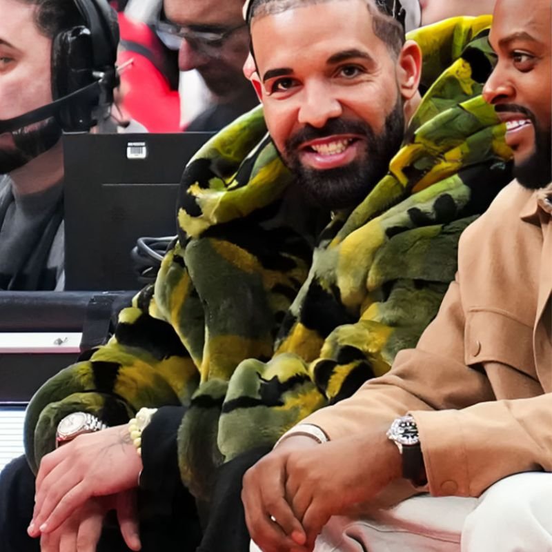 Drake-Raptors-Game-Camouflage-Hoodie Drake Raptors Game Camouflage Hoodie - Image 1