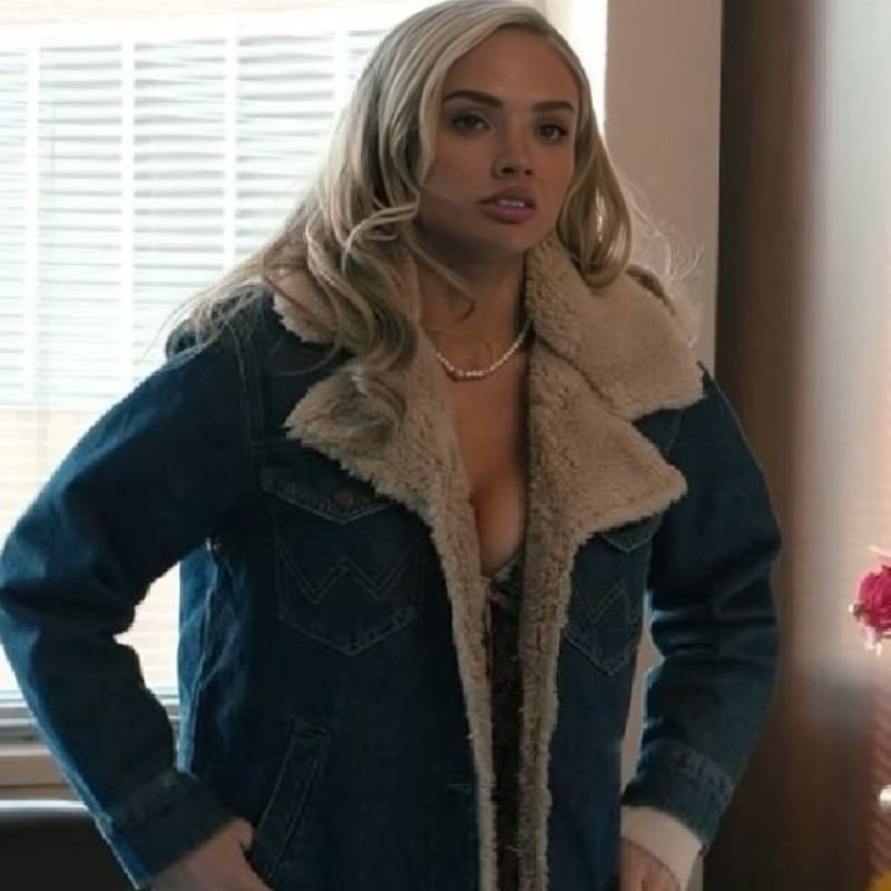 Dutton-Ranch-S01-Natalie-Alyn-Lind-Denim-Sherpa-Jacket Dutton Ranch S01 Natalie Alyn Lind Denim Sherpa Jacket - Image 1