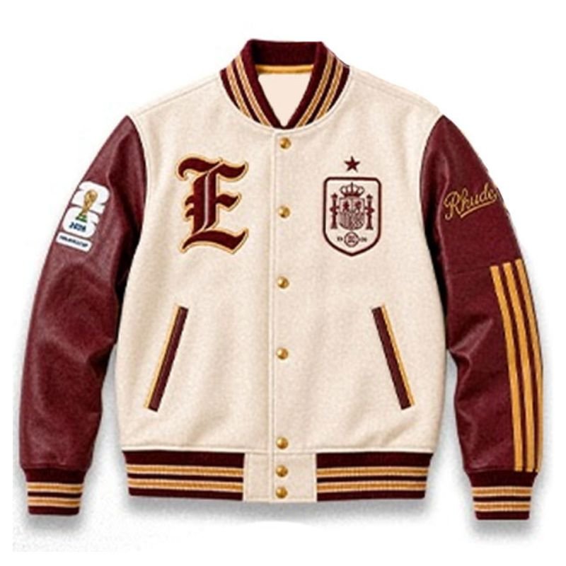 FIFA-World-Cup-2026-Espana-Letterman-Varsity-Jacket FIFA World Cup 2026 España Letterman Varsity Jacket - Image 1