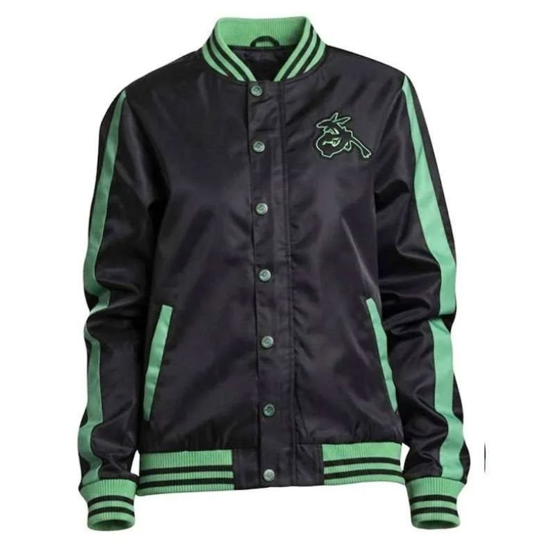 Generation-III-Legendary-Pokemon-Rayquaza-Varsity-Jacket Pokemon Rayquaza Varsity Jacket - Image 1