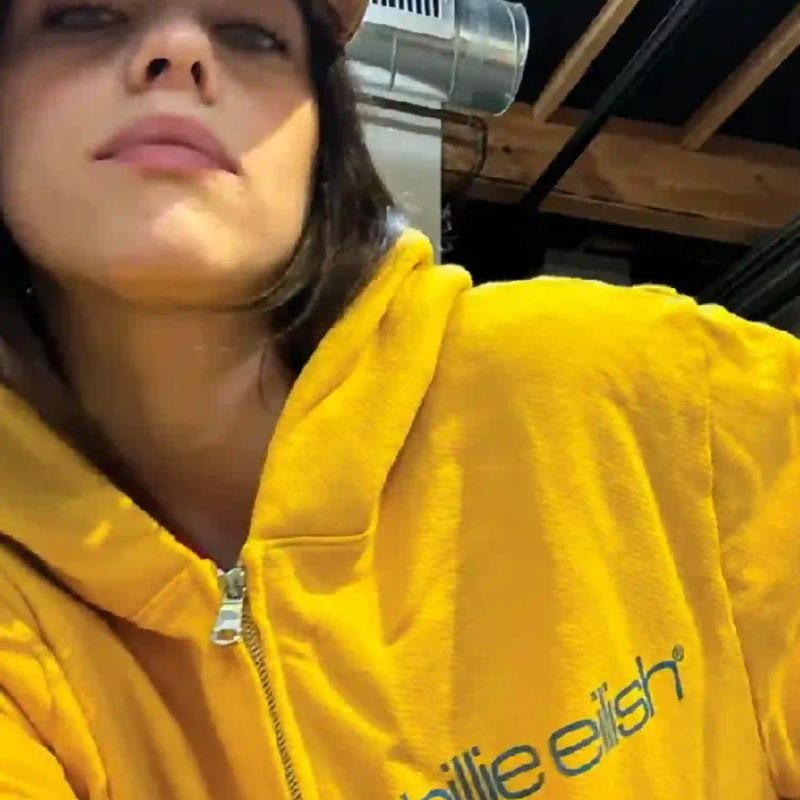 Hit-Me-Hard-And-Soft-Billie-Eilish-Yellow-Hoodie Hit Me Hard And Soft Billie Eilish Yellow Hoodie - Image 1