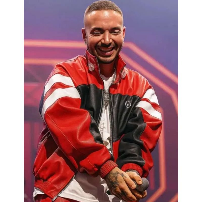 J-Balvin-MTV-Video-Music-Awards-Leather-Jacket J Balvin MTV Awards 2025 Leather Jacket - Image 1
