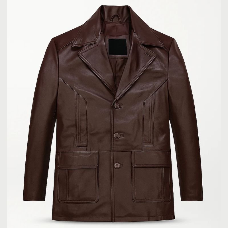Johnny-Depp-Donnie-Brasco-Leather-Blazer Johnny Depp Donnie Brasco Leather Blazer - Image 1