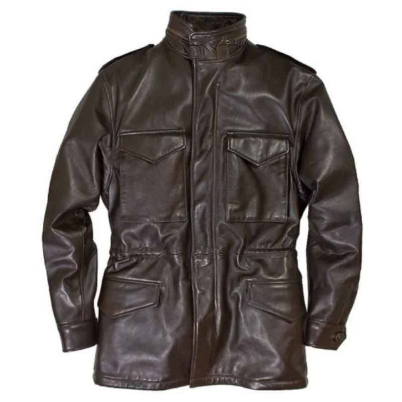 Leather-M-65-Field-Jacket Leather M-65 Field Jacket - Image 1