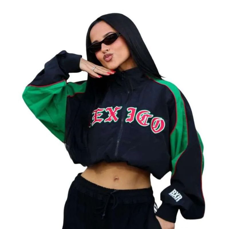 Mexico-vs-Australia-Becky-G-Cropped-Jacket Becky G Mexico Jacket - Image 1