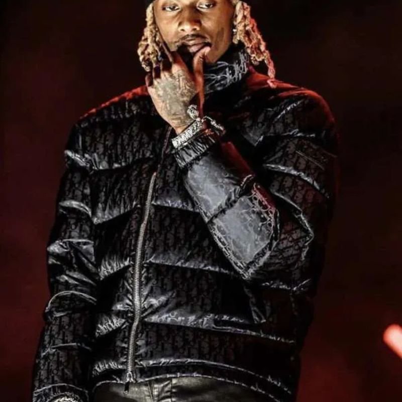 Play_boi-Car_ti-Whole-Lotta-Red-Black-Puffer-Jacket Playboi Carti Black Puffer Jacket - Image 1