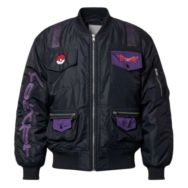 Pokemon-Master-Ball-Bomber-Jacket Pokemon Ball Bomber Jacket - Image 1