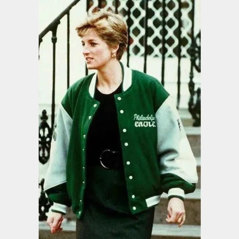 Princess-Diana-Philadelphia-Eagles-Jacket Princess Diana Philadelphia Eagles Jacket - Image 1