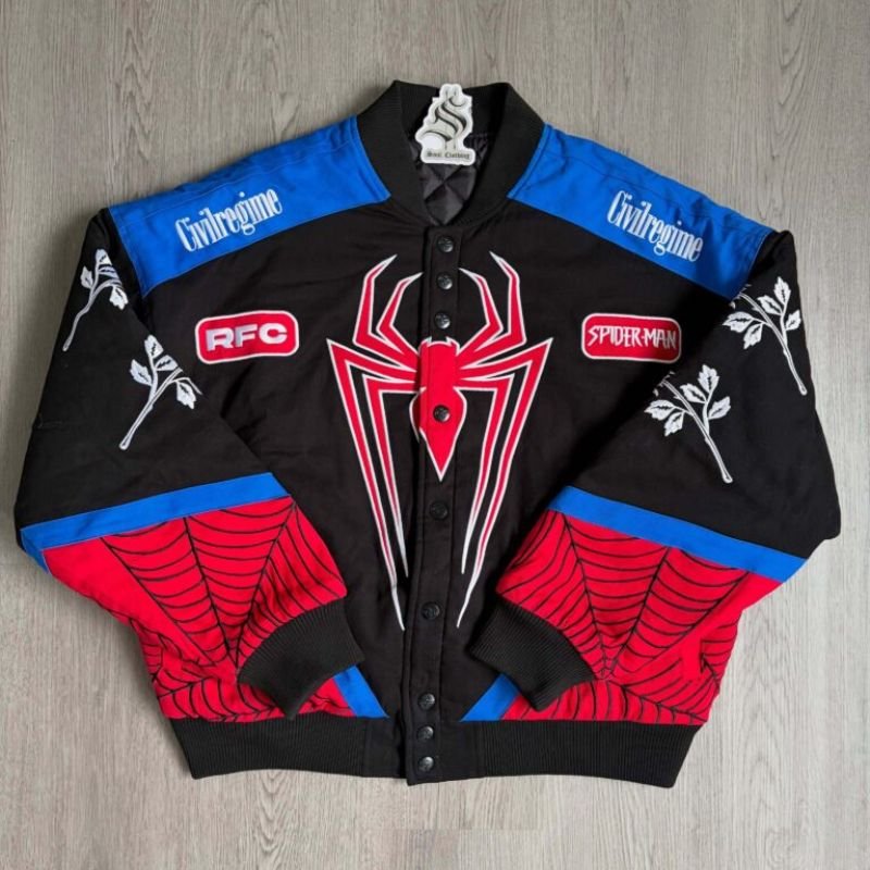 Spider-Man-Save-The-City-Bomber-Jacket-2026 Spider-Man Save The City Bomber Jacket - Image 1