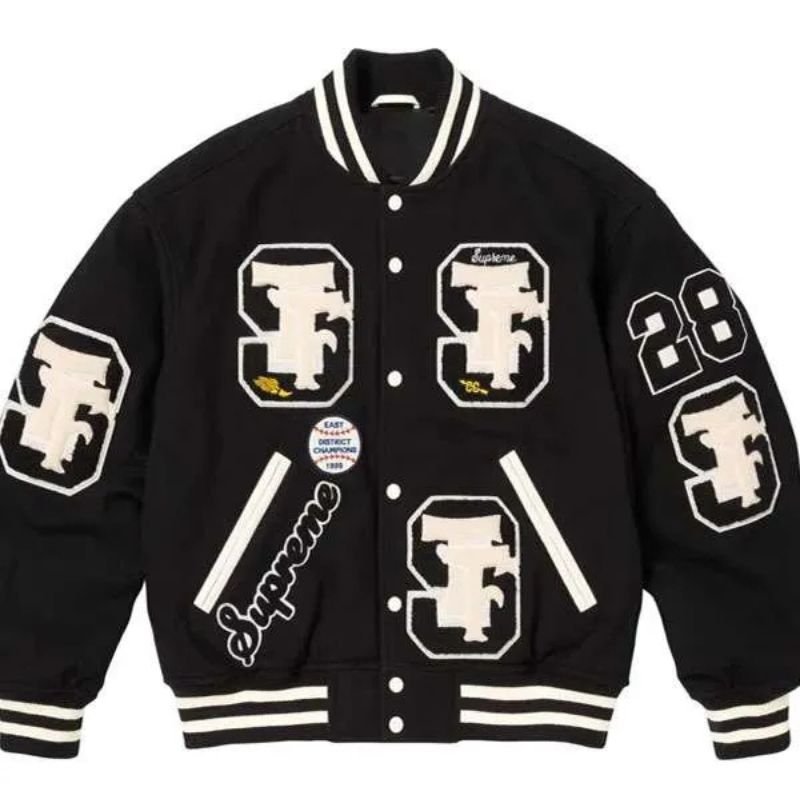 Supreme-Drill-Team-Varsity-Bomber-Jacket Supreme Drill Team Varsity Jacket - Image 1