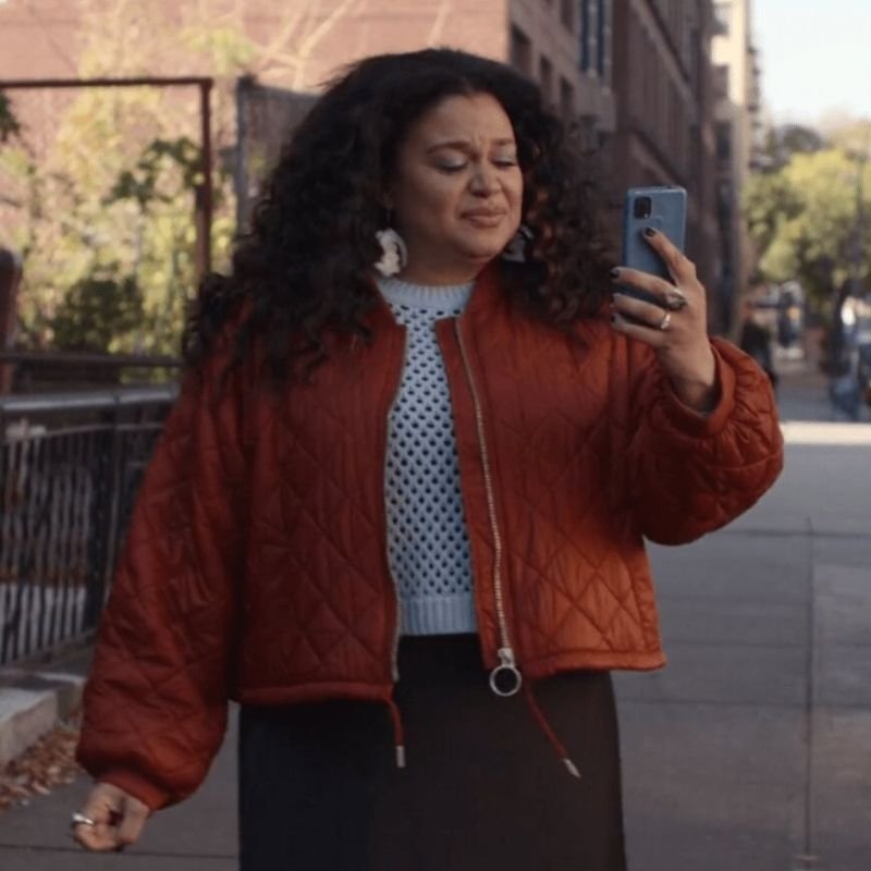 Survival-Of-The-Thickest-2023-Michelle-Buteau-Quilted-Jacket Survival Of The Thickest 2023 Michelle Buteau Quilted Jacket - Image 1