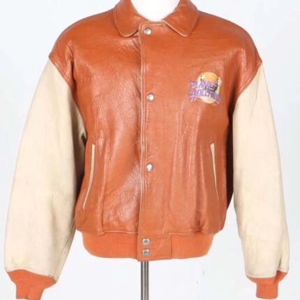 Planet Hollywood leather jacket, front view